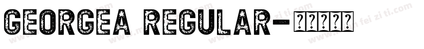 GEORGEA Regular字体转换